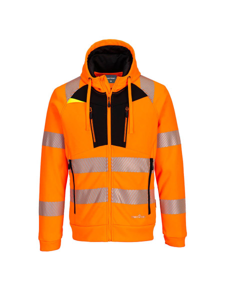 Bluza ostrzegawcza z kapturem Portwest DX484 DX4 hi-vis Pomarańczowy/Czarny