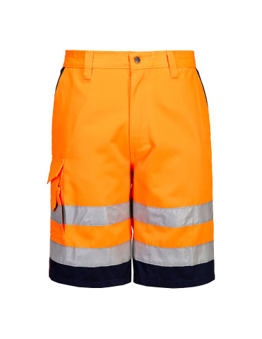 Szorty ostrzegawcze Portwest E043 hi-vis Pomarańczowy/Granatowy
