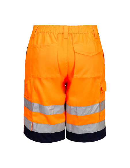 Szorty ostrzegawcze Portwest E043 letnie robocze Hi-Vis | ToSafe