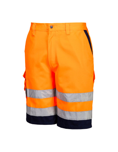 Szorty ostrzegawcze Portwest E043 letnie robocze Hi-Vis | ToSafe