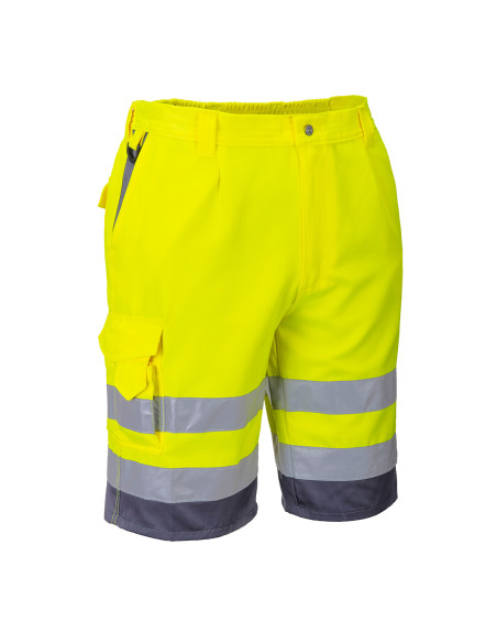 Szorty ostrzegawcze Portwest E043 letnie robocze Hi-Vis | ToSafe