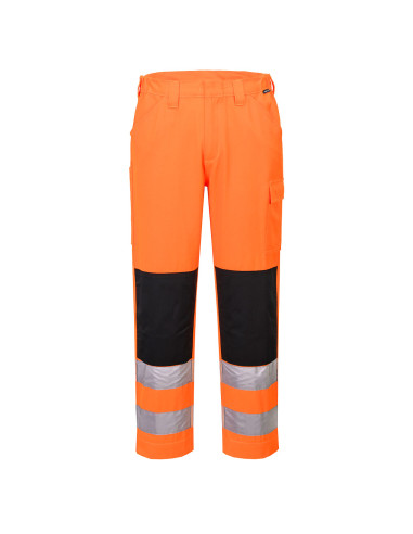 Spodnie ostrzegawcze Portwest ES046 hi-vis odzież robocza Pomarańczowy