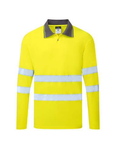 Koszulka ostrzegawcza Portwest ES277 hi-vis odzież robocza Żółty