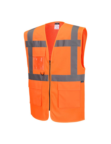 Kamizelka ostrzegawcza Portwest ES376 – oddychająca kamizelka Hi-Vis z kieszeniami | ToSafe