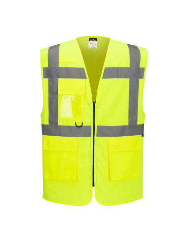 Kamizelka ostrzegawcza Portwest ES376 hi-vis z kieszeniami Żółty