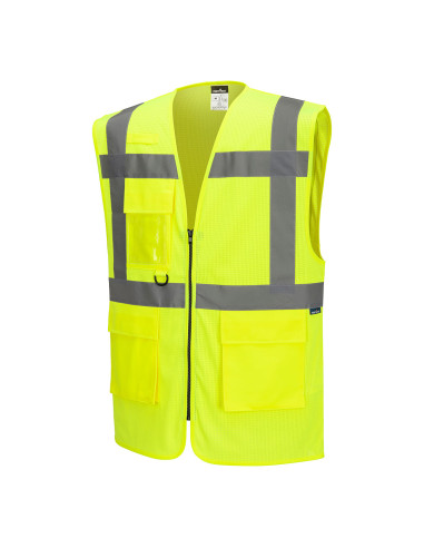 Kamizelka ostrzegawcza Portwest ES376 – oddychająca kamizelka Hi-Vis z kieszeniami | ToSafe