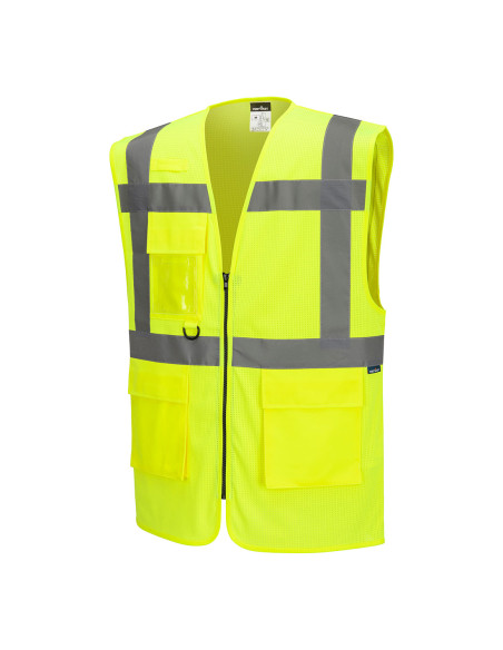 Kamizelka ostrzegawcza Portwest ES376 – oddychająca kamizelka Hi-Vis z kieszeniami | ToSafe