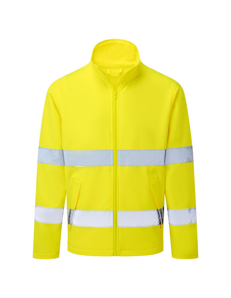 Kurtka softshell Portwest ES428 hi-vis odzież robocza Żółty