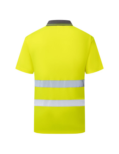 Koszulka ostrzegawcza polo Portwest ES477 – oddychająca koszulka hi-vis | ToSafe