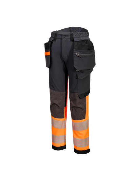 Spodnie ostrzegawcze Portwest EV442 EV4 – elastyczne spodnie robocze hi-vis z kaburami | ToSafe