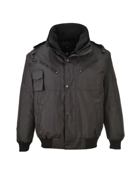 Kurtka robocza Portwest F465 Bomber 4 w 1 wodoodporna Czarny