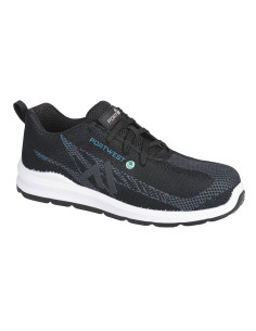 Buty ochronne Portwest FC06 Eco Fly obuwie robocze S1PS Czarny/Niebieski