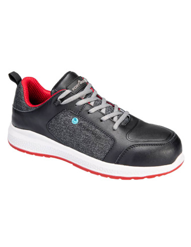 Buty ochronne Portwest FC07 Eco Composite obuwie robocze S3S Czarny/Czerwony