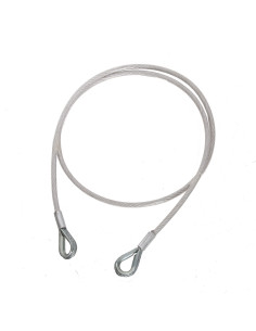 Stalowe zawiesie kotwiczące Portwest FP05 1 m Srebrny