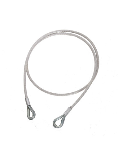 Stalowe zawiesie kotwiczące Portwest FP05 1 m Srebrny