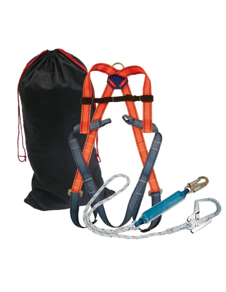 Zestaw ochrony przed upadkiem Portwest FP62 – szelki z linką i amortyzatorem | ToSafe