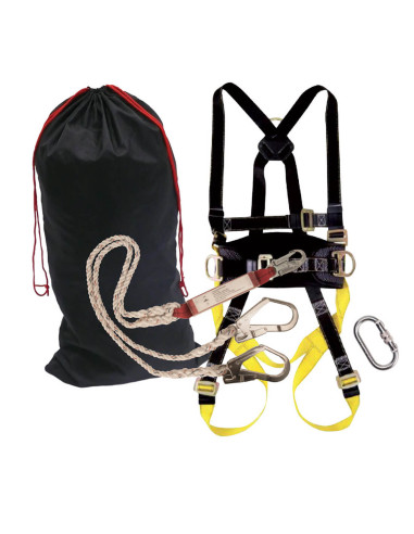 Zestaw do rusztowań Portwest FP64 – szelki Comfort Plus z podwójną linką | ToSafe