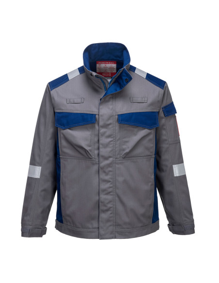 Bluza trudnopalna dwukolorowa Portwest FR08 Bizflame Industry Szary