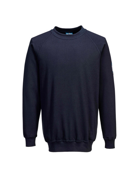 Sweter trudnopalny z długim rękawem Portwest FR12 Modaflame Granatowy