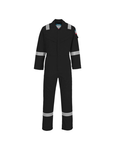 Kombinezon super lekki antyelektrostatyczny Portwest FR21 Bizflame Work Czarny