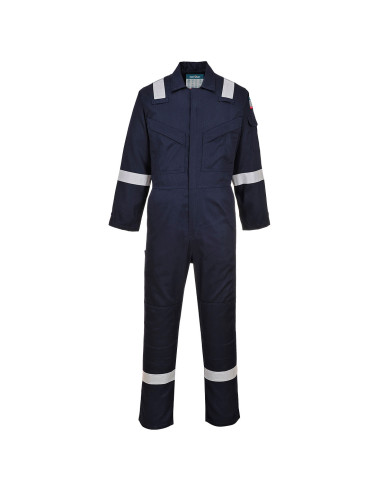 Kombinezon super lekki antyelektrostatyczny Portwest FR21 Bizflame Work Granatowy