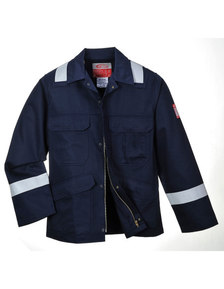 Bluza trudnopalna Portwest FR25 Bizflame Plus z taśmami odblaskowymi i ochroną spawalniczą Bluza trudnopalna Portwest FR25 Bizfl