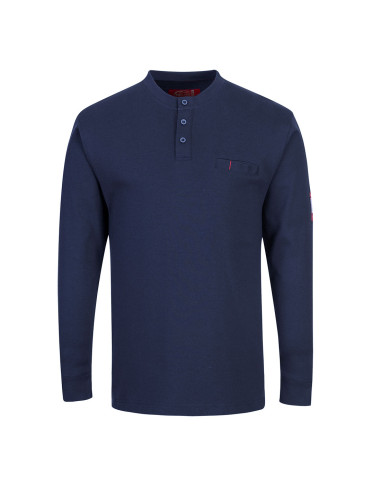 Sweter trudnopalny i antystatyczny Portwest FR32 Bizflame Granatowy