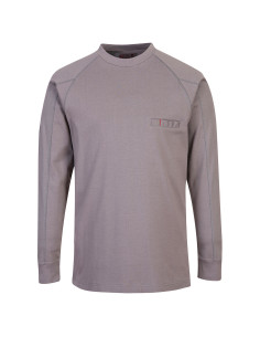 Sweter trudnopalny i antystatyczny Portwest FR33 Bizflame Szary