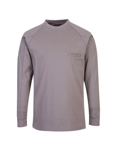 Sweter trudnopalny i antystatyczny Portwest FR33 Bizflame Szary