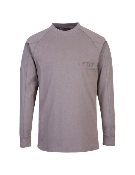 Sweter trudnopalny i antystatyczny Portwest FR33 Bizflame Szary