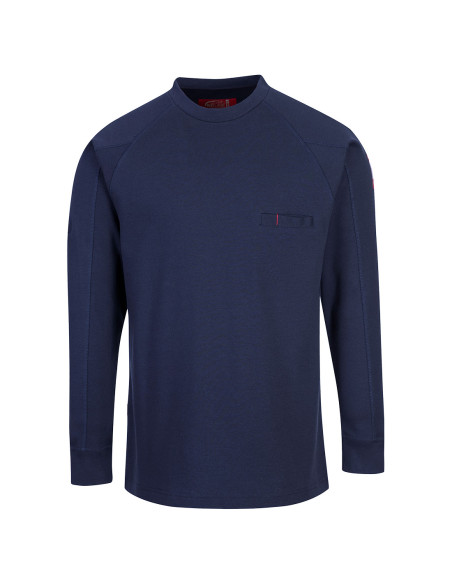 Sweter trudnopalny i antystatyczny Portwest FR33 Bizflame Granatowy