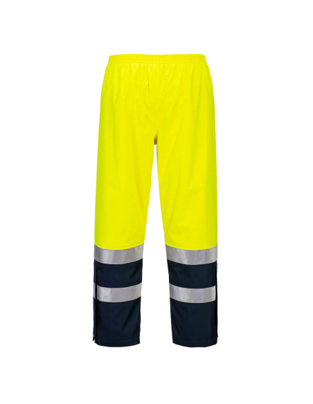 Spodnie trudnopalne ostrzegawcze Portwest FR410 Bizflame Rain+ Hi-Vis Light Arc | ToSafe