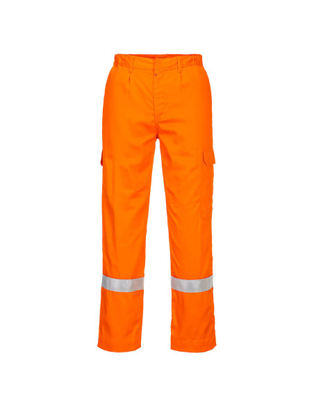 Spodnie trudnopalne Portwest FR412 Bizflame Work Pomarańczowy