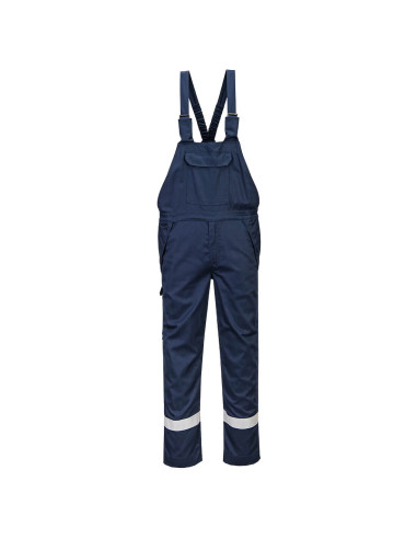 Ogrodniczki trudnopalne Portwest FR418 Bizflame Work Granatowy