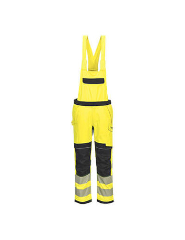 Ogrodniczki trudnopalne Portwest FR420 Modaflame PW3 Żółty/Czarny