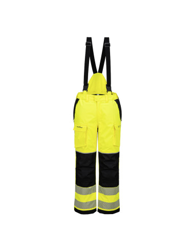 Spodnie zimowe trudnopalne Portwest FR426 Modaflame Rain PW3 Żółty/Czarny
