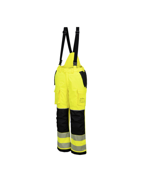 Zimowe spodnie trudnopalne ostrzegawcze Portwest FR426 Modaflame Rain PW3 | ToSafe