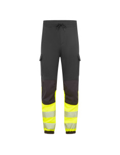 Spodnie trudnopalne Portwest FR433 Modaflame PW3 Jogger Czarny/Żółty