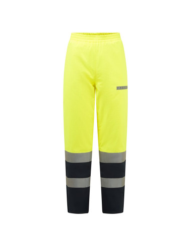 Spodnie trudnopalne Portwest FR434 Bizflame Rain Multi-Norm Żółty/Granatowy