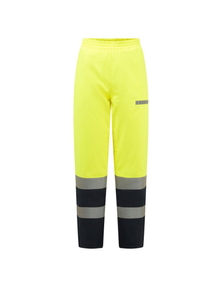 Spodnie trudnopalne Portwest FR434 Bizflame Rain Multi-Norm Żółty/Granatowy