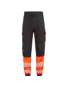 Spodnie trudnopalne Portwest FR438 Modaflame PW3 Jogger Czarny/Pomarańczowy