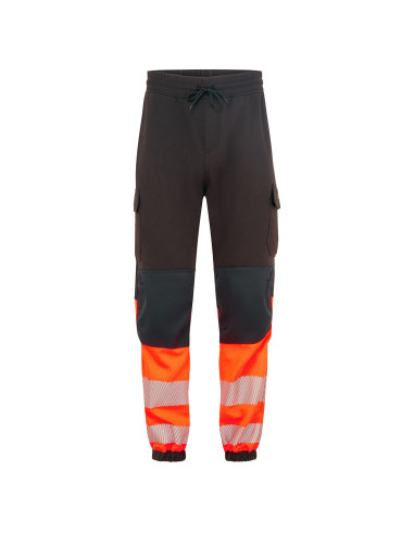 Spodnie trudnopalne Portwest FR438 Modaflame PW3 Jogger Czarny/Pomarańczowy