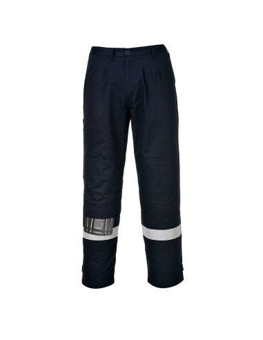 Damskie spodnie trudnopalne Portwest FR445 Bizflame Work Granatowy