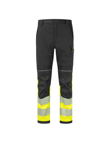 Spodnie trudnopalne Portwest FR450 Modaflame Work PW3 Żółty/Czarny