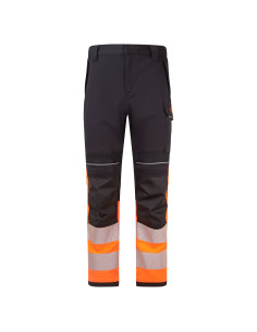 Spodnie trudnopalne Portwest FR451 Modaflame Work PW3 Pomarańczowy/Czarny