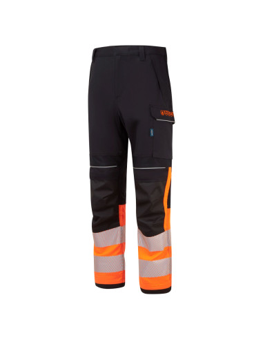 Spodnie trudnopalne ostrzegawcze Portwest FR451 Modaflame Work PW3 klasa 1 | ToSafe