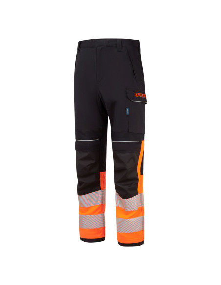 Spodnie trudnopalne ostrzegawcze Portwest FR451 Modaflame Work PW3 klasa 1 | ToSafe