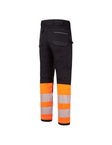 Spodnie trudnopalne ostrzegawcze Portwest FR451 Modaflame Work PW3 klasa 1 | ToSafe