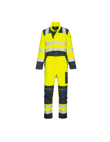 Kombinezon trudnopalny Portwest FR507 Modaflame PW3 Żółty/Granatowy