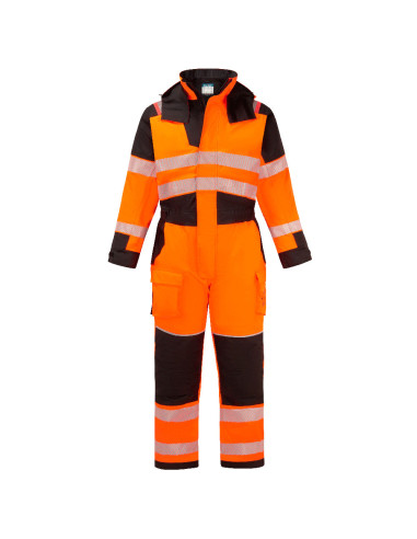 Kombinezon trudnopalny Portwest FR516 Modaflame Rain+ Hi-Vis Pomarańczowy/Czarny